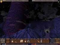 Die Säule beim Dungeon Despise. Der Eingang zum Dungeon ist auf dem Bild rechts zu erkennen