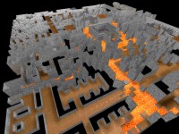 Karte der achten Ebene / Map of the eighth level